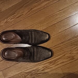 Ariat Women's Dark Brown Suede Slip-On Mules